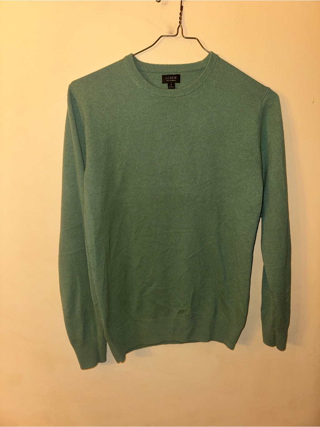 J Crew Menâs Cashmere Crewneck Sweater, Small
